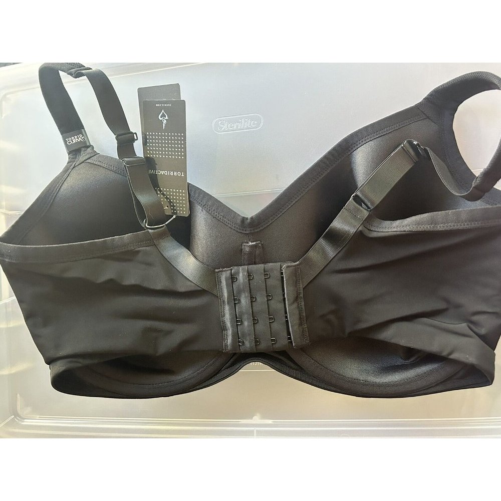 Torrid Black Supportive Full-Coverage Bra - image 2